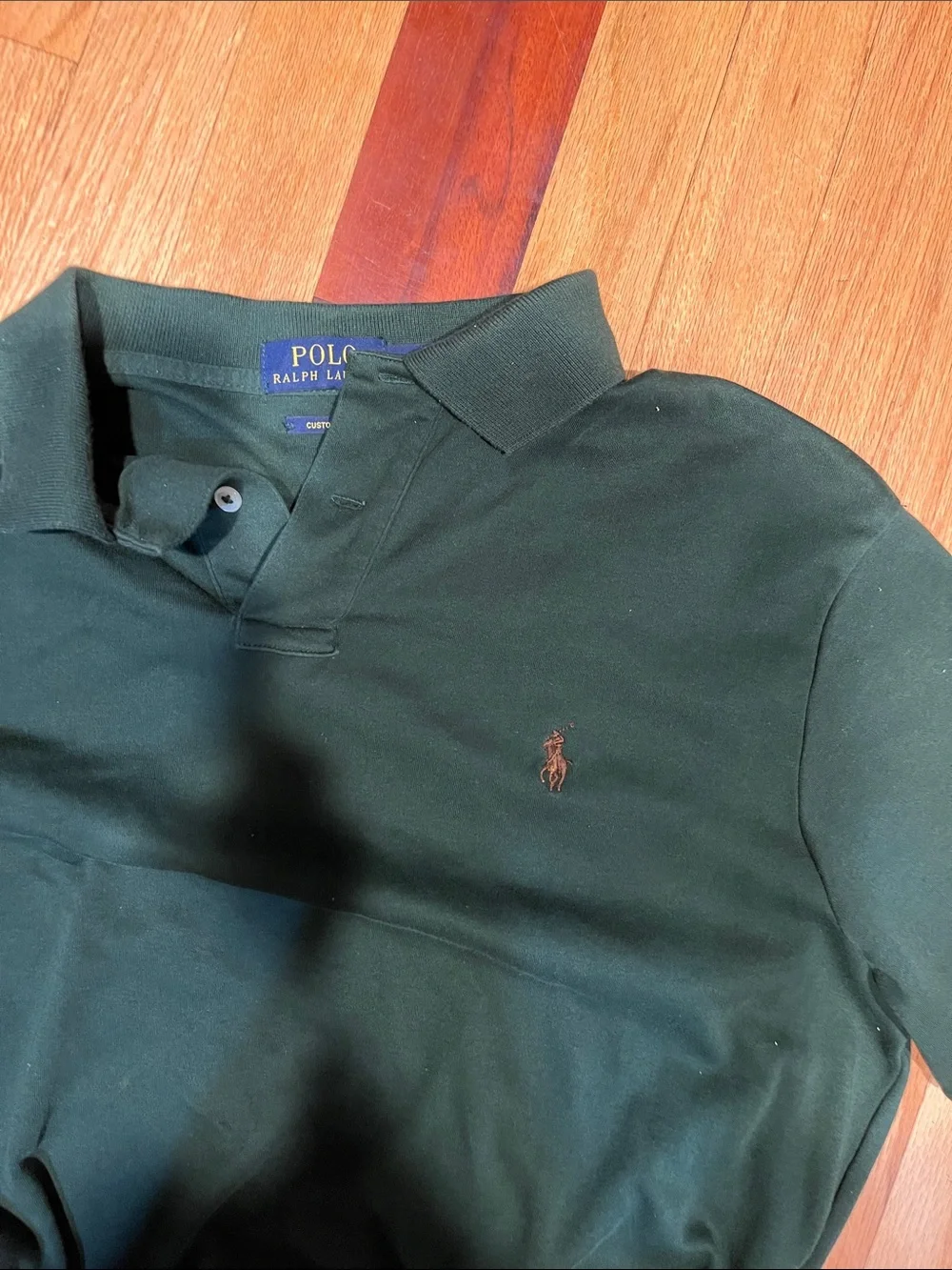 Polo by Ralph Lauren Dark Green Polo with Brown Pony